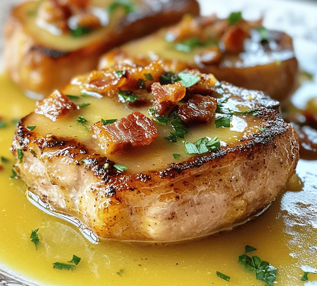 Savory Pork Chops with Creamy Bacon Pan Sauce is a dish that tantalizes the taste buds and elevates any dining experience. With a beautifully seared crust on the outside and tender, juicy meat on the inside, these pork chops are coated in a luxurious sauce that combines the rich flavors of bacon, cream, and aromatic herbs. The appeal of this dish lies not only in its mouthwatering taste but also in its impressive presentation, making it an ideal choice for both weeknight dinners and special occasions.