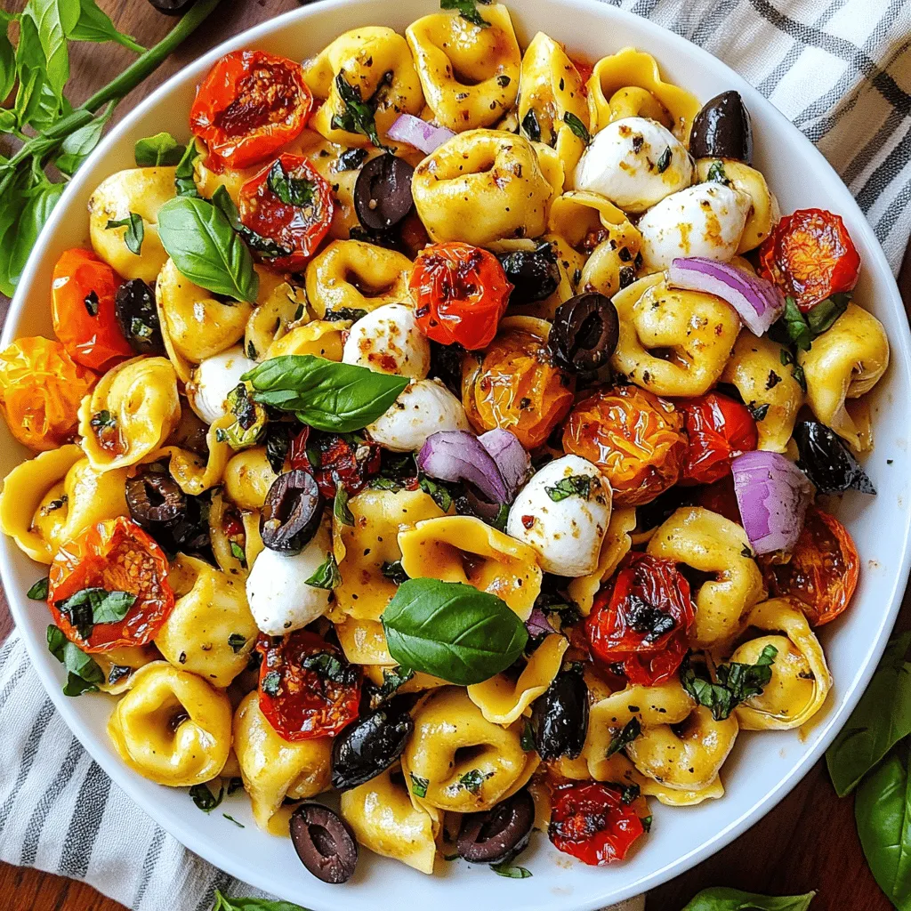 Sun Dried Tomato Tortellini Pasta Salad Recipe