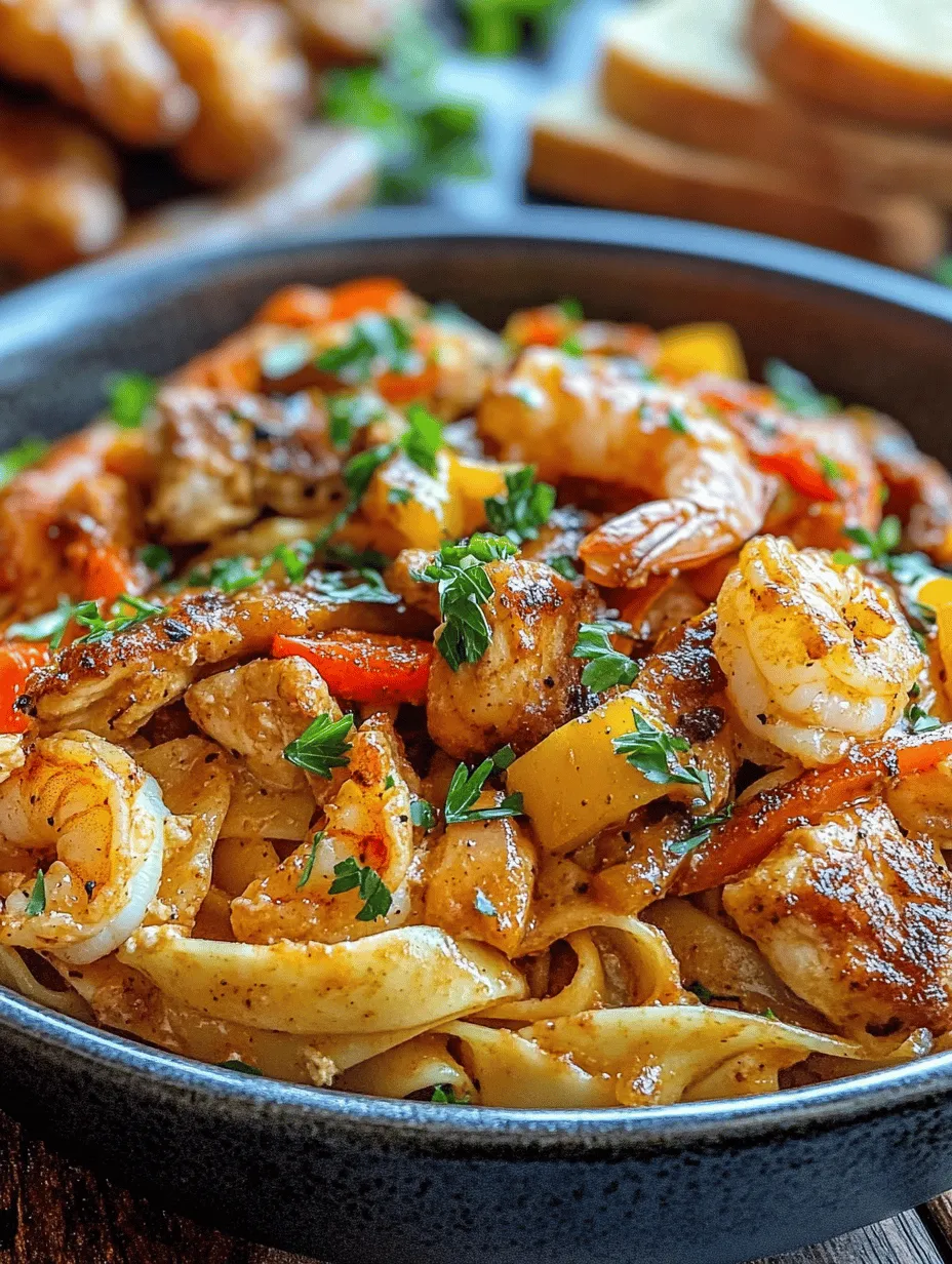 Spicy Cajun Surf &#038; Turf Pasta with Honey Garlic Wings: A Flavorful Fusion