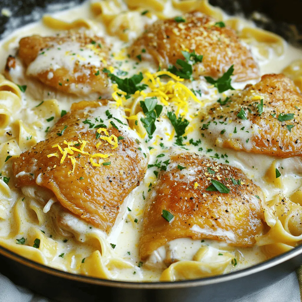 One-Pan Chicken with Buttered Noodles Tasty Delight
