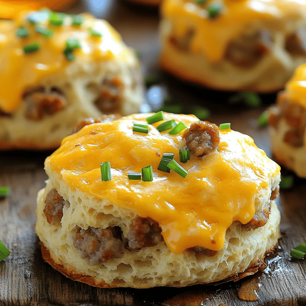 Cheesy Sausage Biscuits Irresistible and Easy Recipe