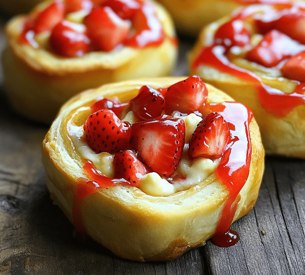 Imagine sinking your teeth into a warm, fluffy roll that combines the rich, creamy essence of cheesecake with the fresh, vibrant sweetness of strawberries. The Strawberry Cheesecake Sweet Rolls are more than just a delightful dessert; they are a celebration of flavors and textures that can elevate any meal or gathering. This recipe is perfect for brunches, decadent desserts, or special occasions, enticing your guests with its eye-catching presentation and irresistible aroma.