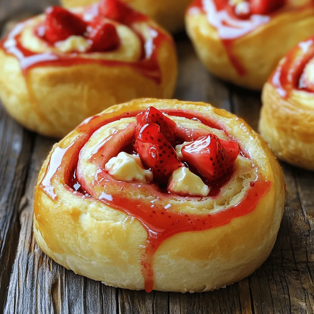 Strawberry Cheesecake Sweet Rolls Recipe