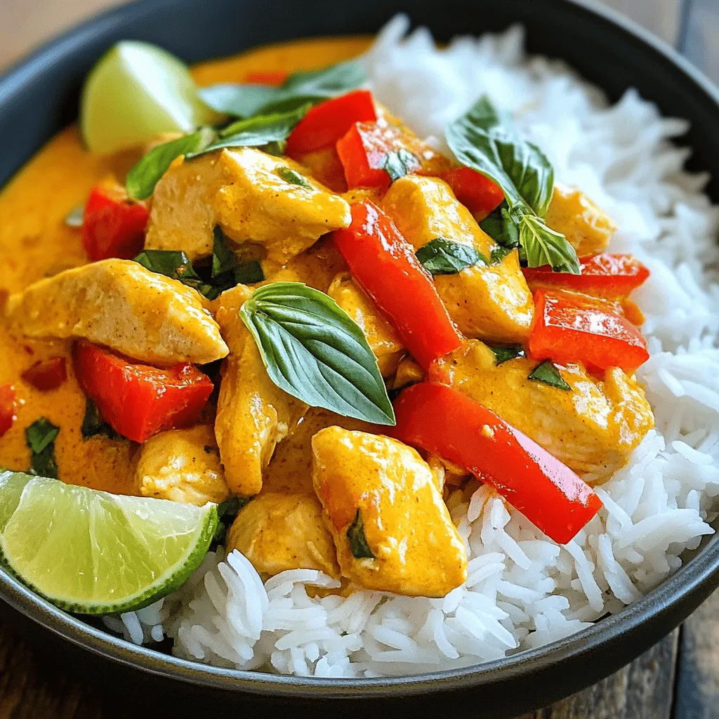 Spicy Thai Red Curry Chicken: A Flavorful Journey into Thai Cuisine