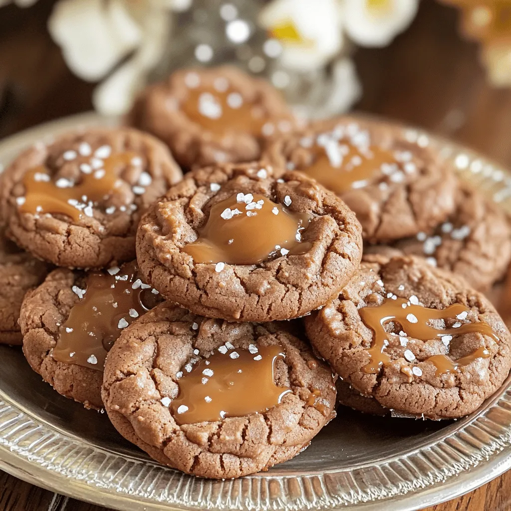 Chocolate Salted Caramel Cookies Irresistible Treat