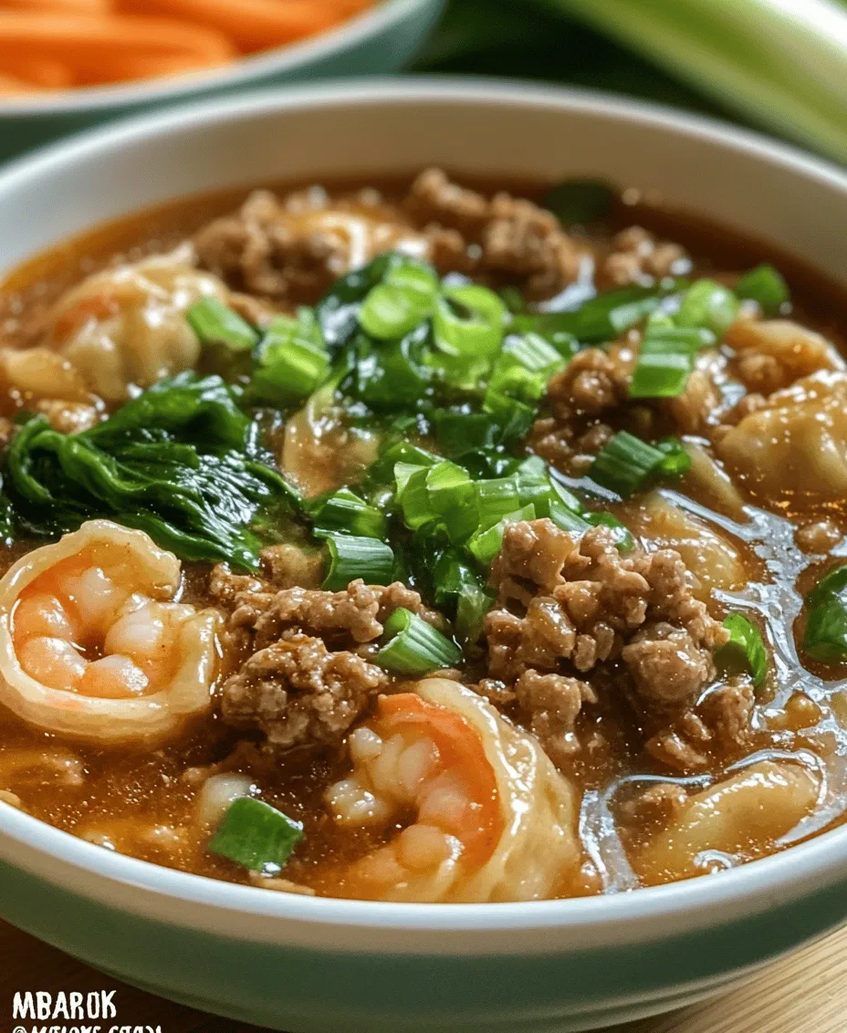 Wonton soup is more than just a meal; it is a warm embrace in a bowl, a delightful blend of flavors, and a comforting dish that brings people together. Whether enjoyed on a chilly evening or as part of a festive gathering, this soup has a unique way of making any occasion feel special. Its steaming broth, tender wontons, and vibrant vegetables create a comforting experience that nourishes both the body and the soul.