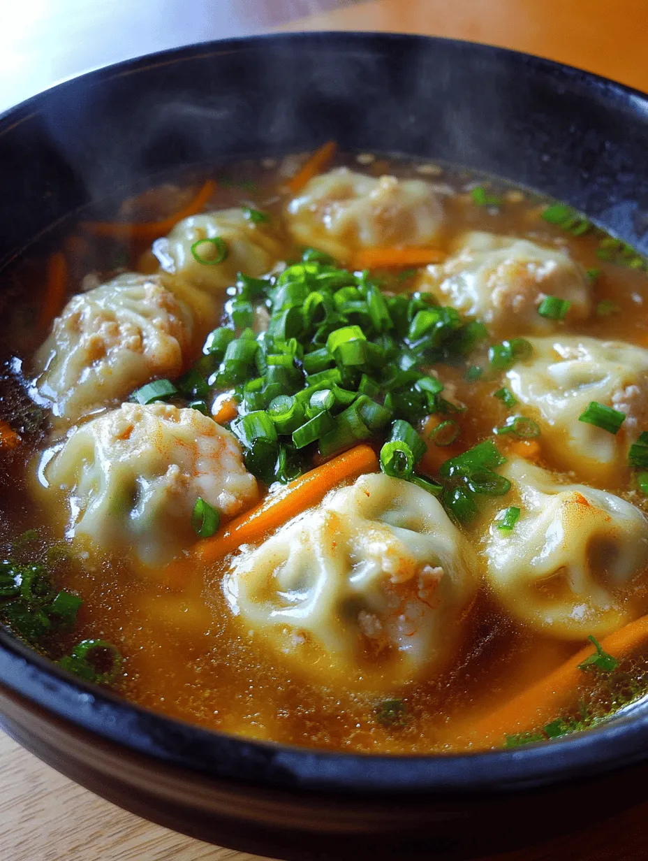Cozy Comfort Wonton Soup: A Heartwarming Culinary Journey