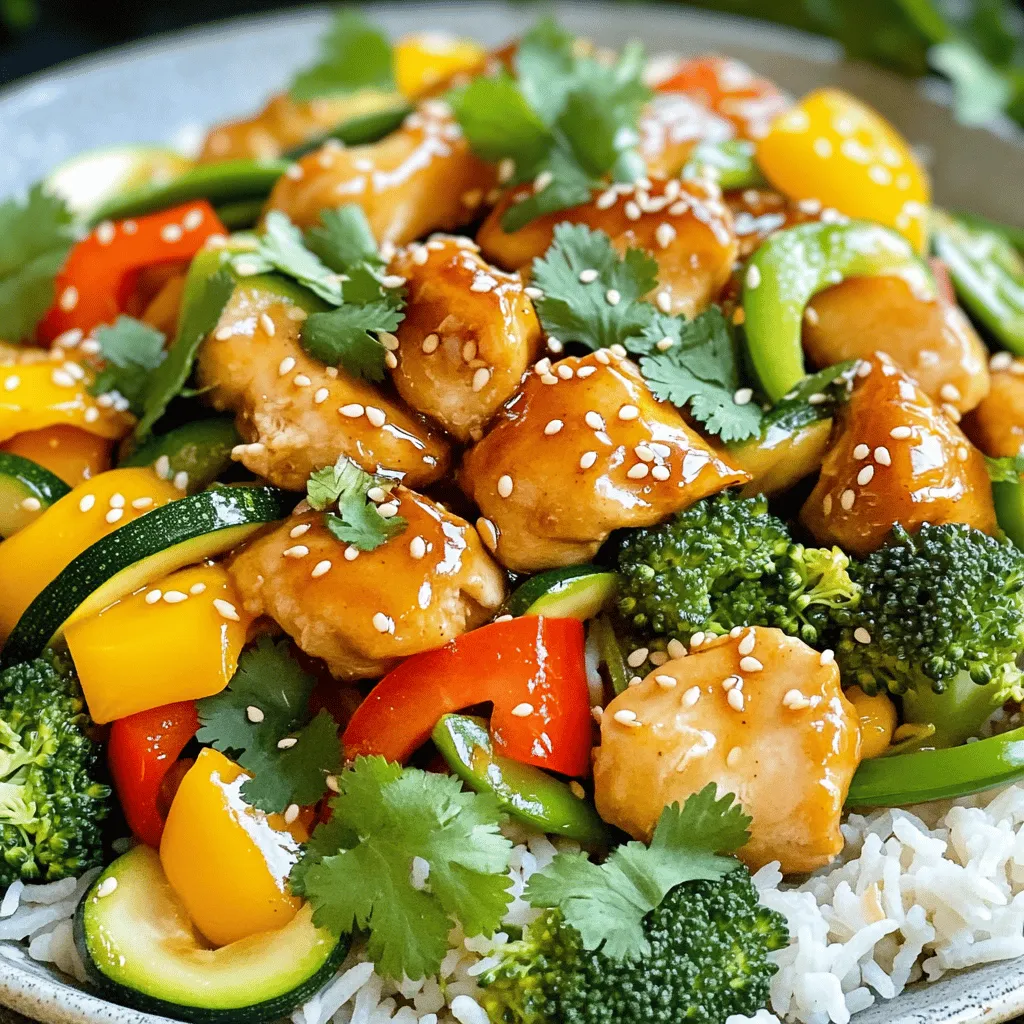 Honey Garlic Chicken and Veggies Flavorful Delight
