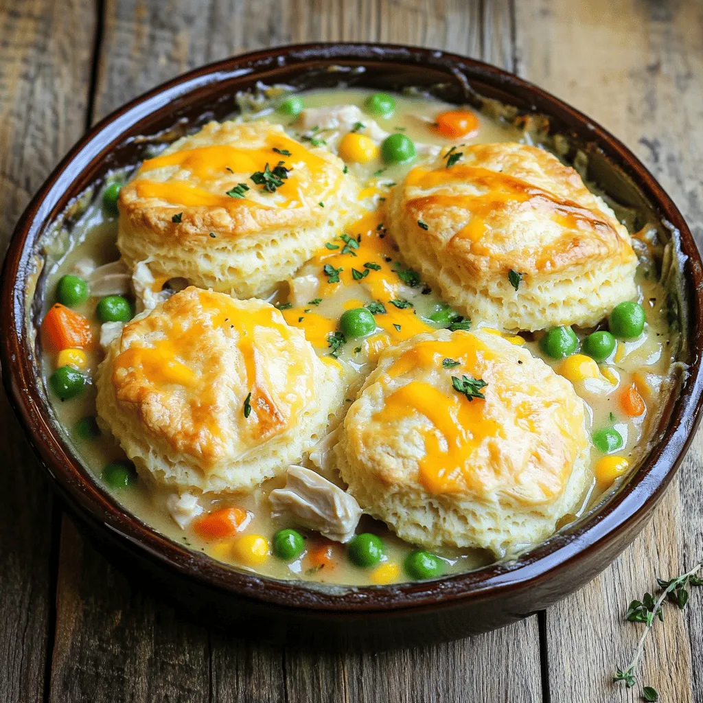 To make a tasty Chicken Pot Pie Casserole, gather these ingredients: