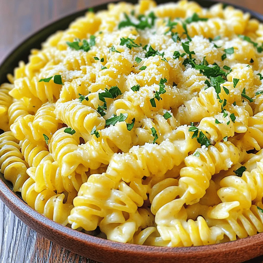 Garlic Parmesan Rotini Flavorful and Simple Recipe