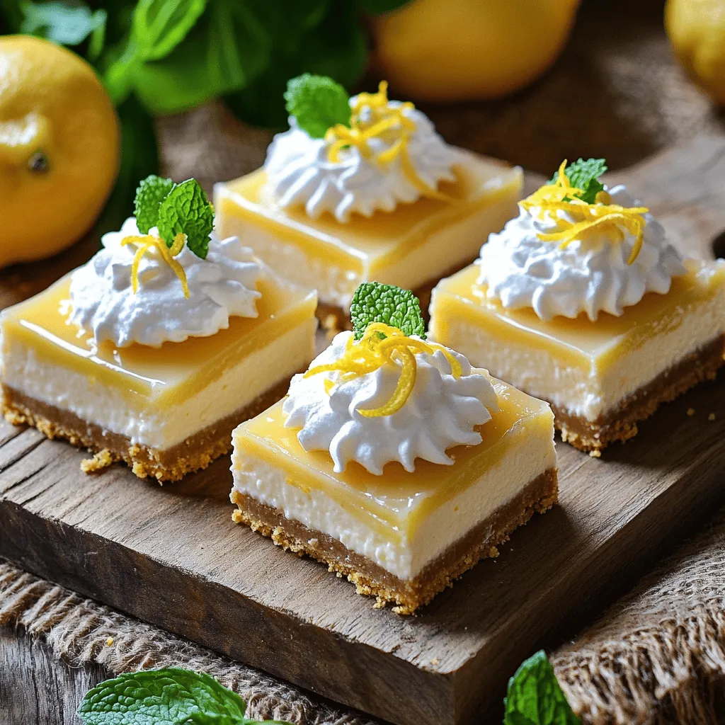 Lemon Cheesecake Squares Easy and Refreshing Treat