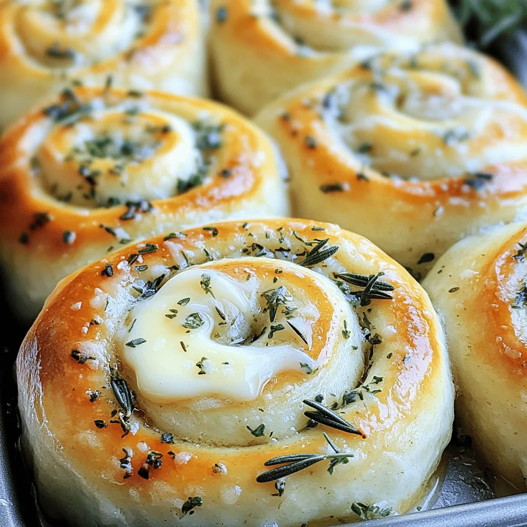 To make herb and garlic rolls, you need simple ingredients. Here’s what you will need: