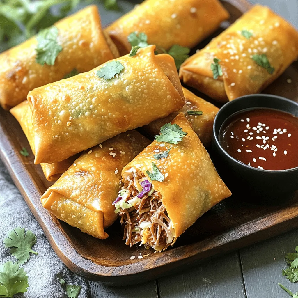 Delicious Air Fryer Pulled Pork Egg Rolls: A Flavorful Twist on a Classic