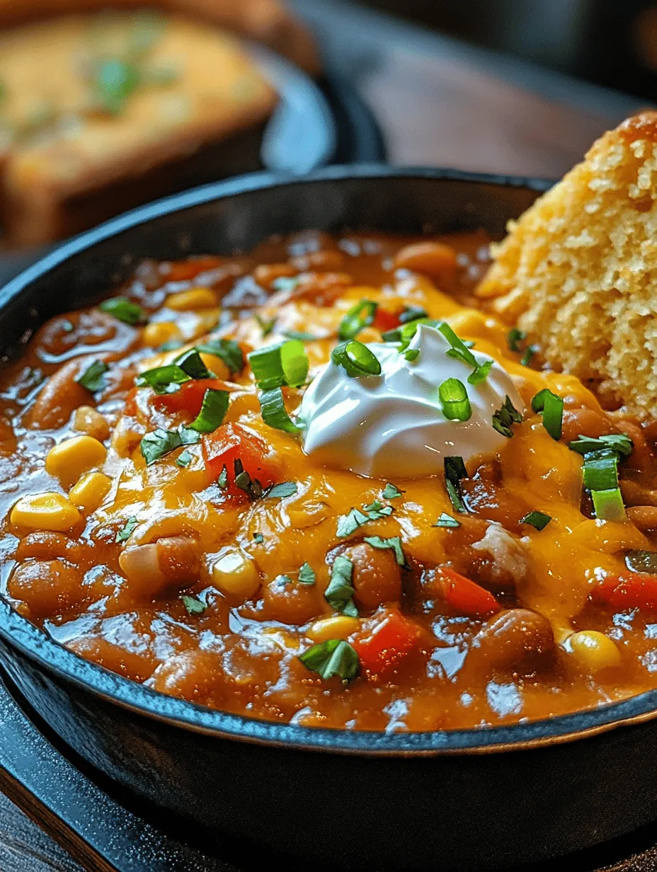 Loaded Pinto Beans and Cornbread Delight: A Comfort Food Classic