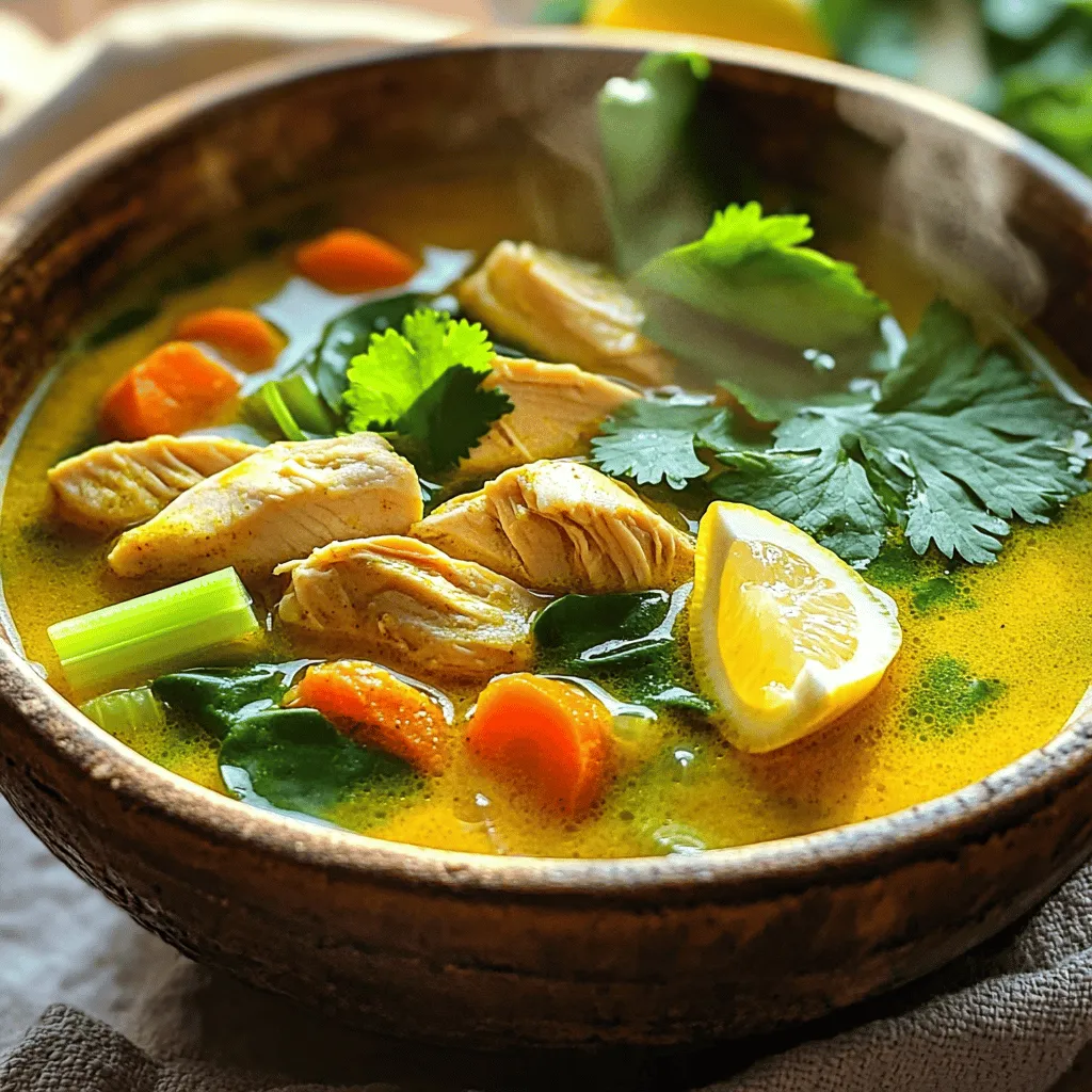 Soothing Turmeric Chicken Soup for Inflammation Relief