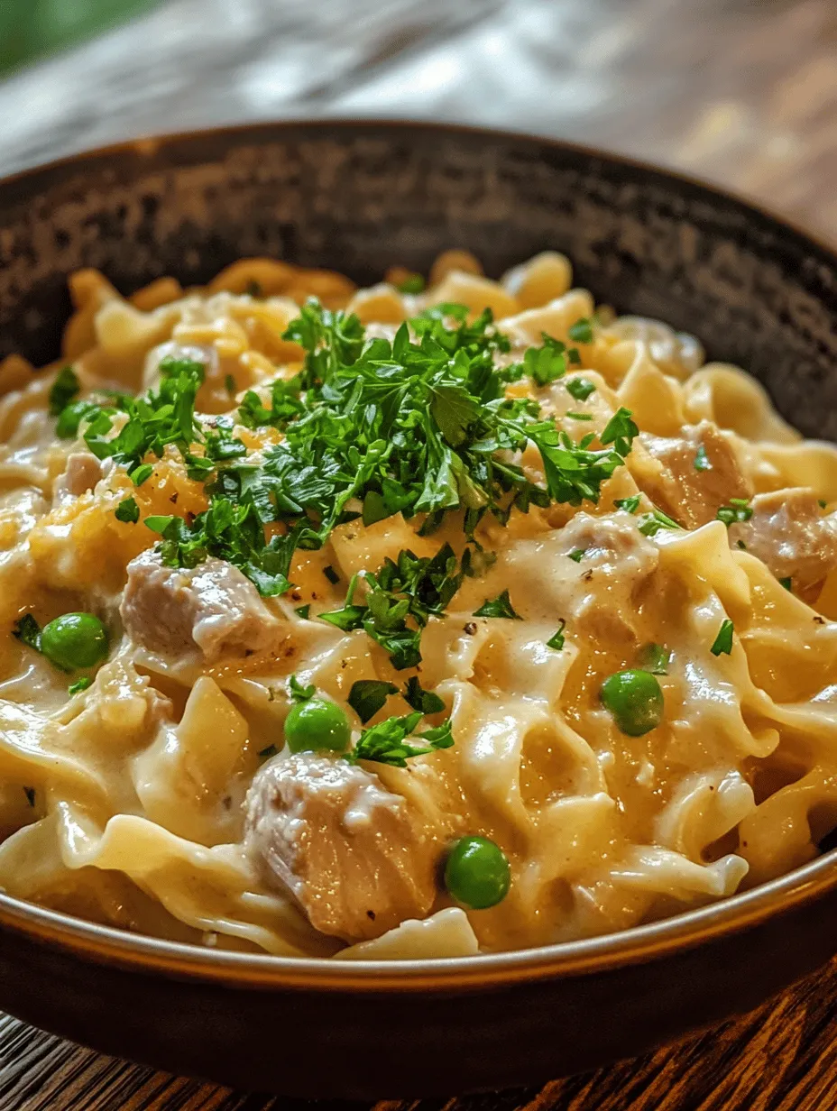 Creamy Tuna Noodle Delight: A Comforting Family Recipe