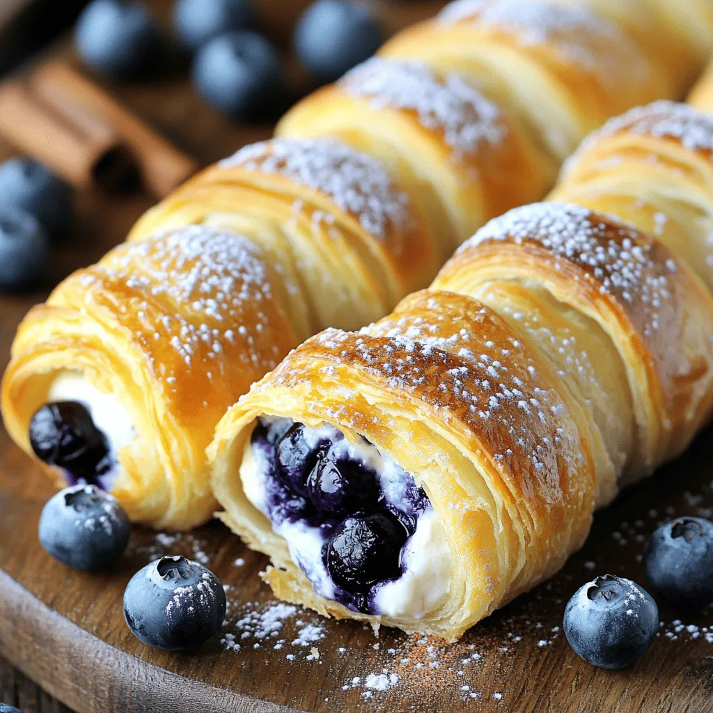Irresistible Blueberry Cheesecake Crescent Rolls Recipe