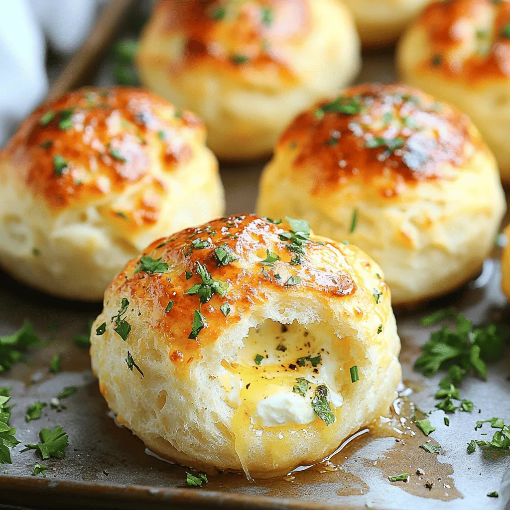 Exploring the Irresistible Cheesy Garlic Butter Biscuit Bombs