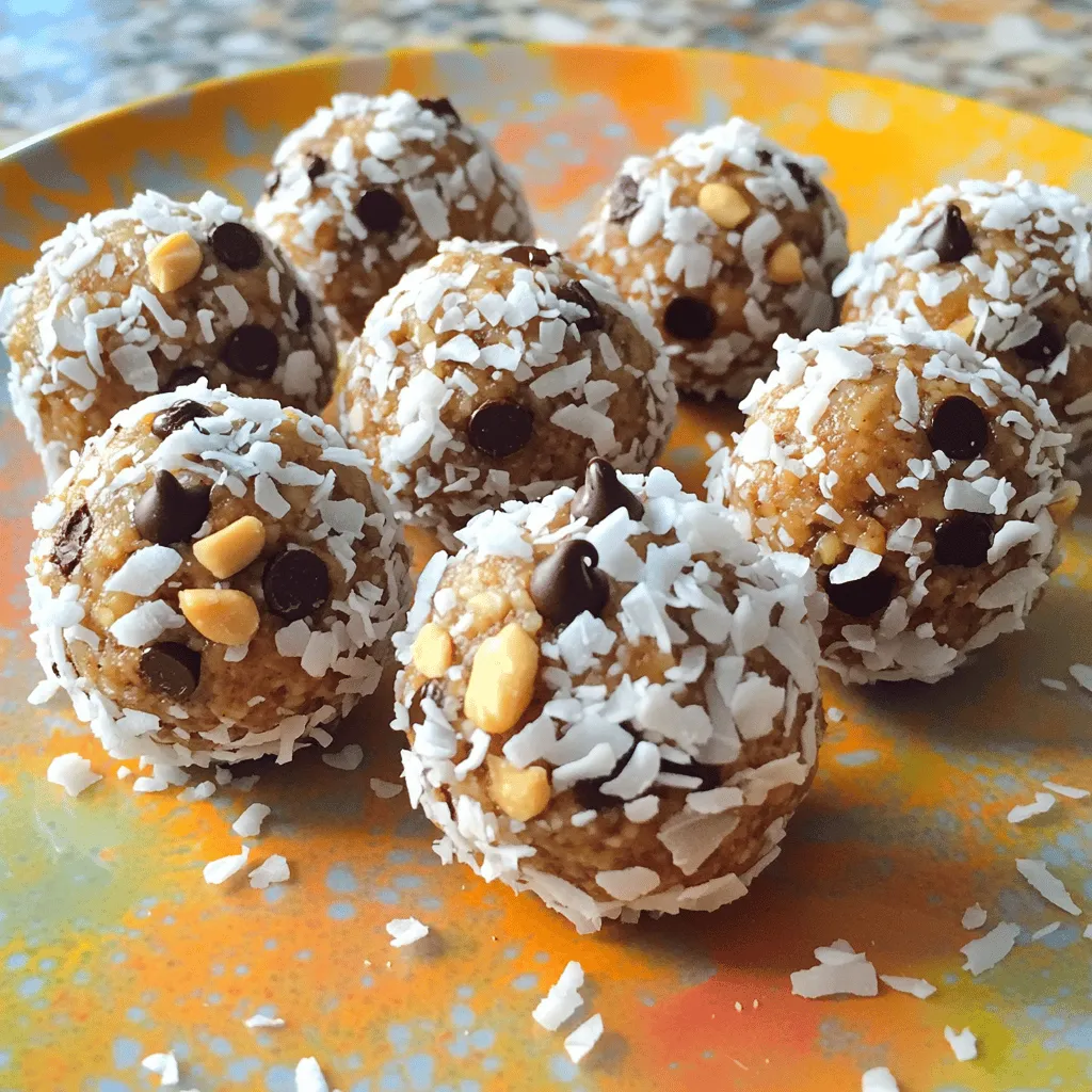Energy balls are bite-sized snacks packed with nutrition. They often include oats, nut butter, and sweeteners like honey. These simple ingredients combine to create tasty treats that are also healthy.