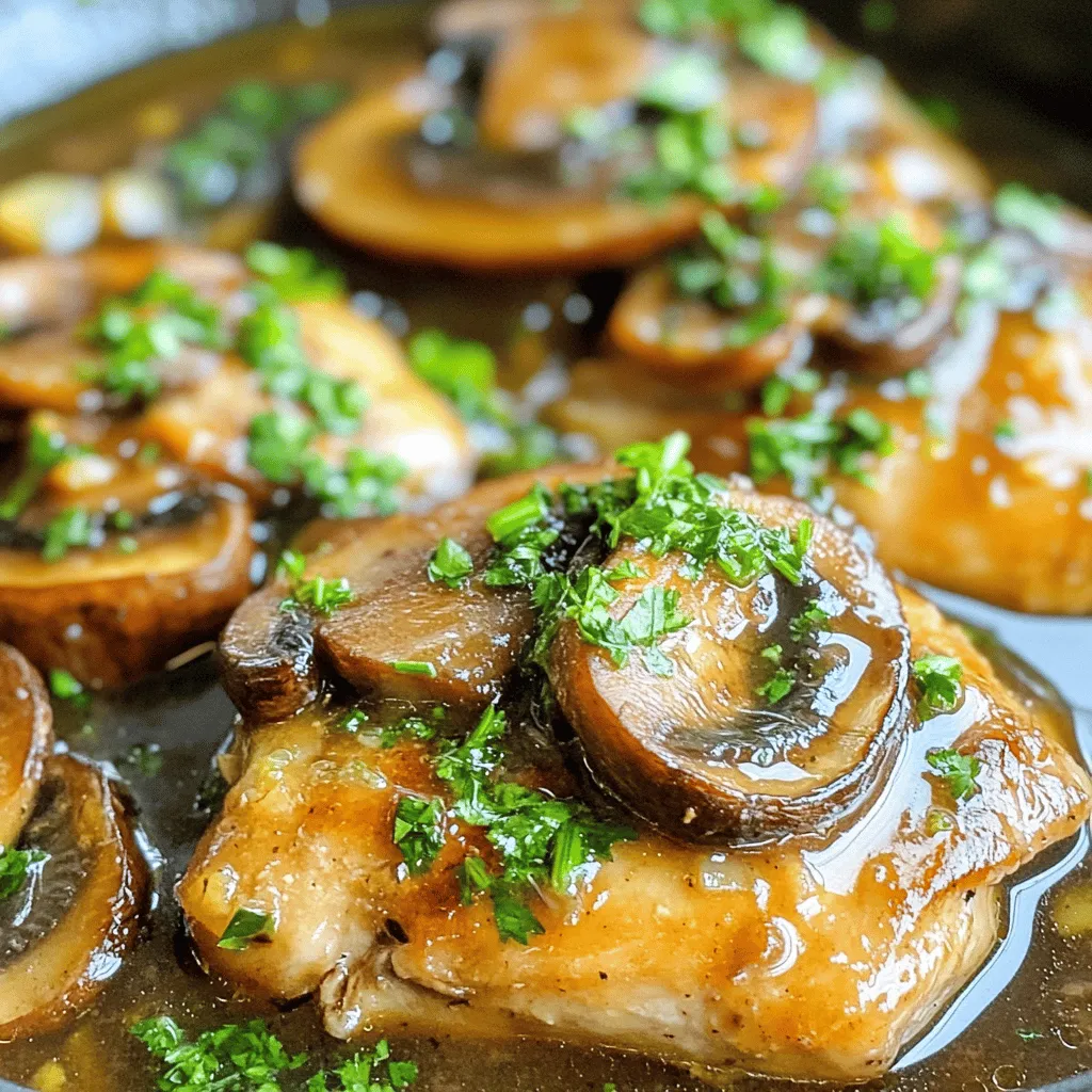 Skillet Rosemary Chicken with Portabella Mushrooms: An Easy and Flavorful Recipe