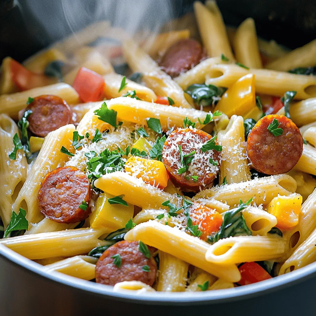 Savory One Pot Smoked Sausage Pasta Recipe to Try