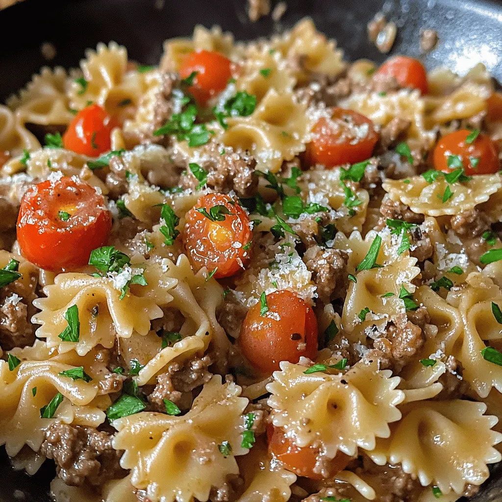 Indulge in Creamy Beef and Bowtie Pasta: A Comforting Recipe for Every Occasion