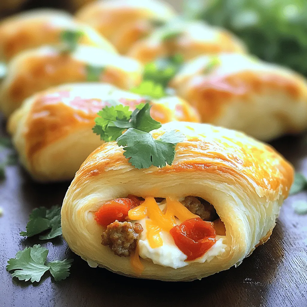 Savory Rotel Sausage &#038; Cream Cheese Crescents: A Deliciously Easy Recipe for Any Occasion