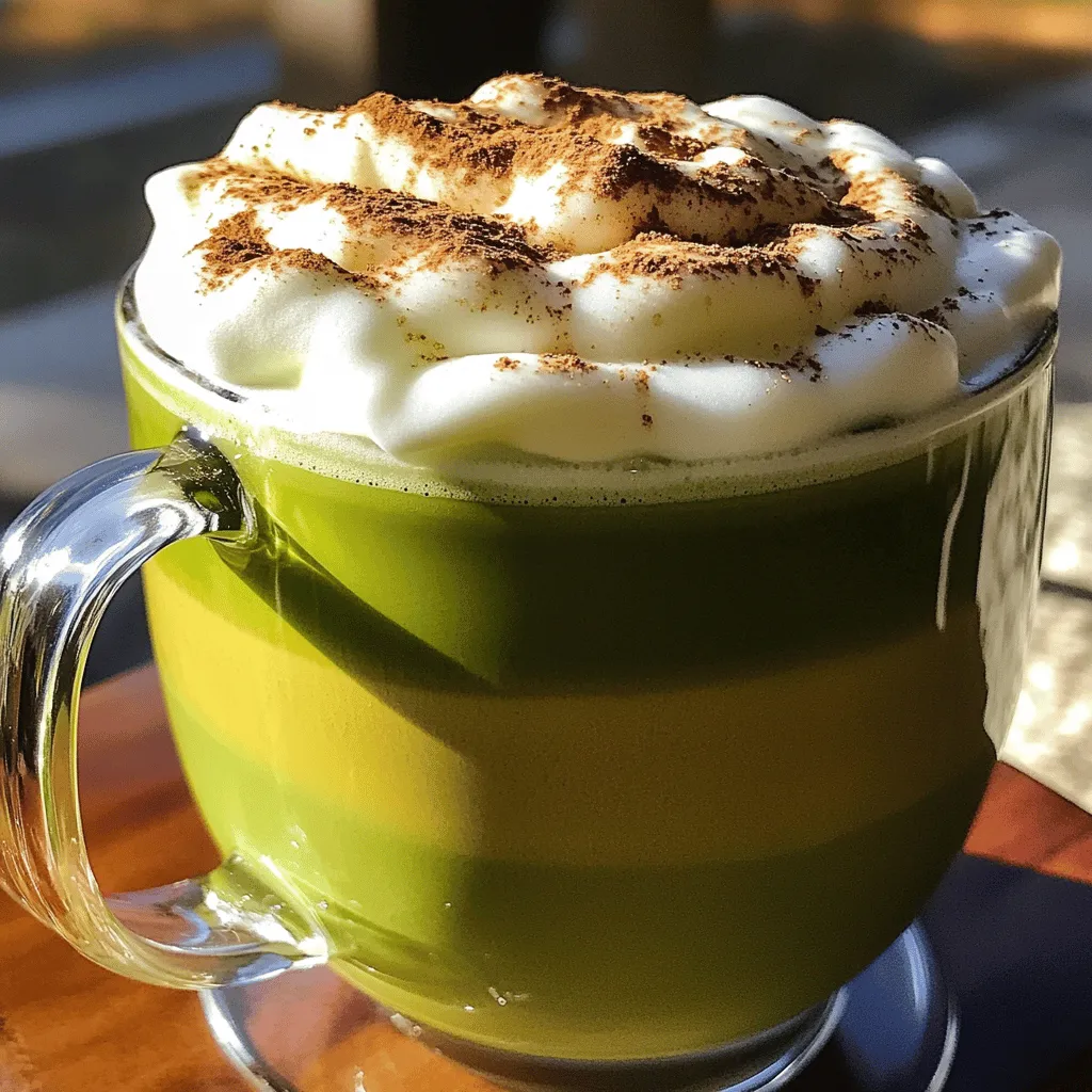 Matcha Cappuccino Health Boost for Your Morning Routine