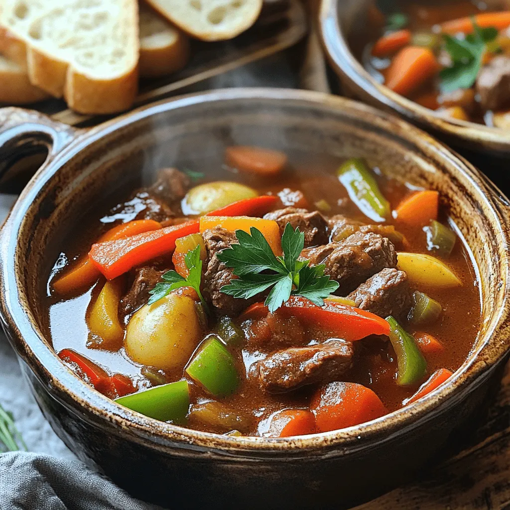 Authentic German Goulash Hearty and Comforting Meal