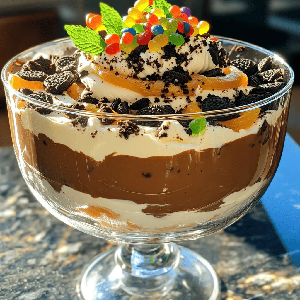 OREO DIRT CAKE Delightful Layered Chocolate Treat