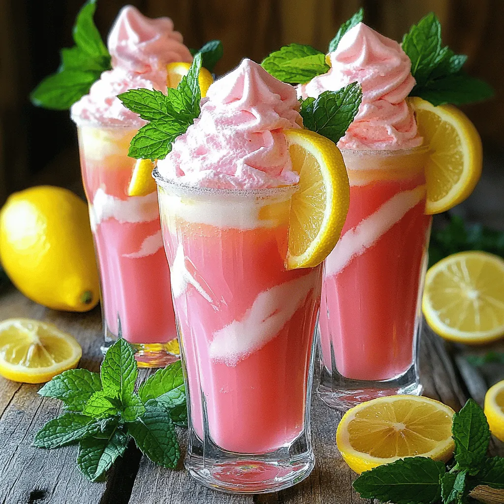 Whipped Pink Lemonade Refreshing and Flavorful Delight