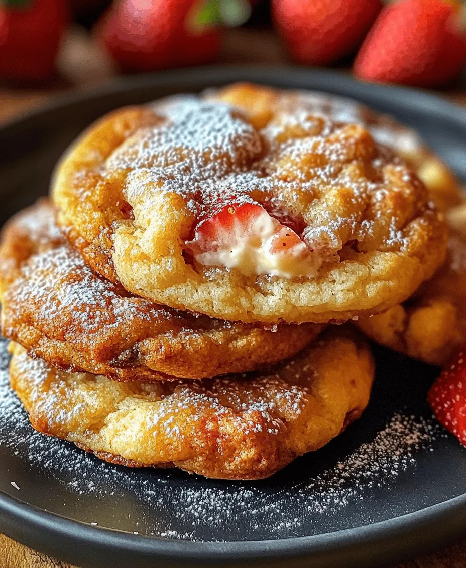 Cookies are universally adored treats that evoke a sense of nostalgia and comfort, making them a staple in households around the world. Whether enjoyed alongside a warm cup of coffee or served as a delightful after-dinner dessert, cookies have the remarkable ability to bring joy and satisfaction with every bite. In recent years, innovative recipes have emerged, combining classic flavors with new twists to create exciting desserts. One such creation is the Strawberry Cheesecake Stuffed Cookie, a delightful hybrid that marries the beloved flavors of strawberry cheesecake with the comforting familiarity of a freshly baked cookie.