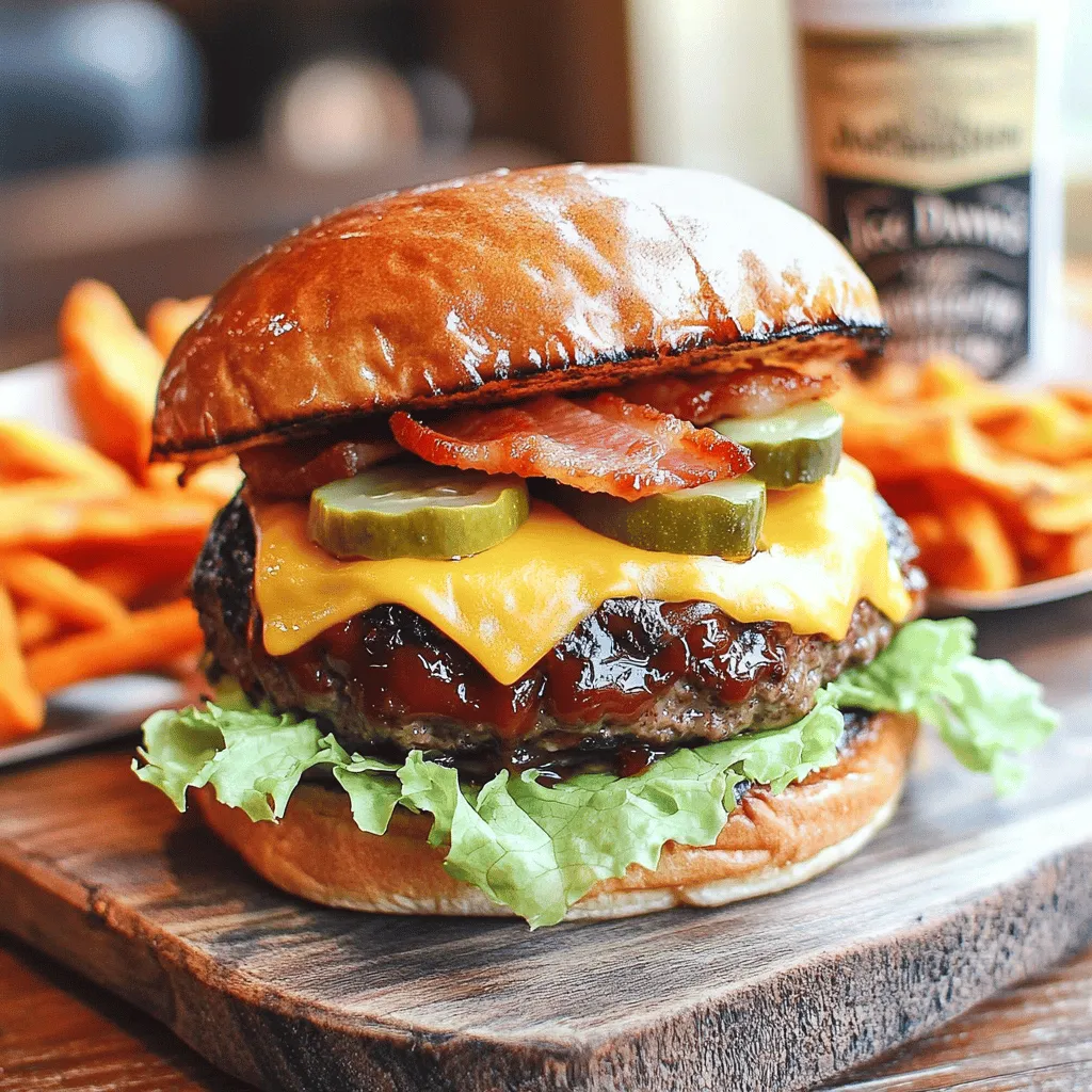 Sassy Jack Daniels Whisky Burger Recipe