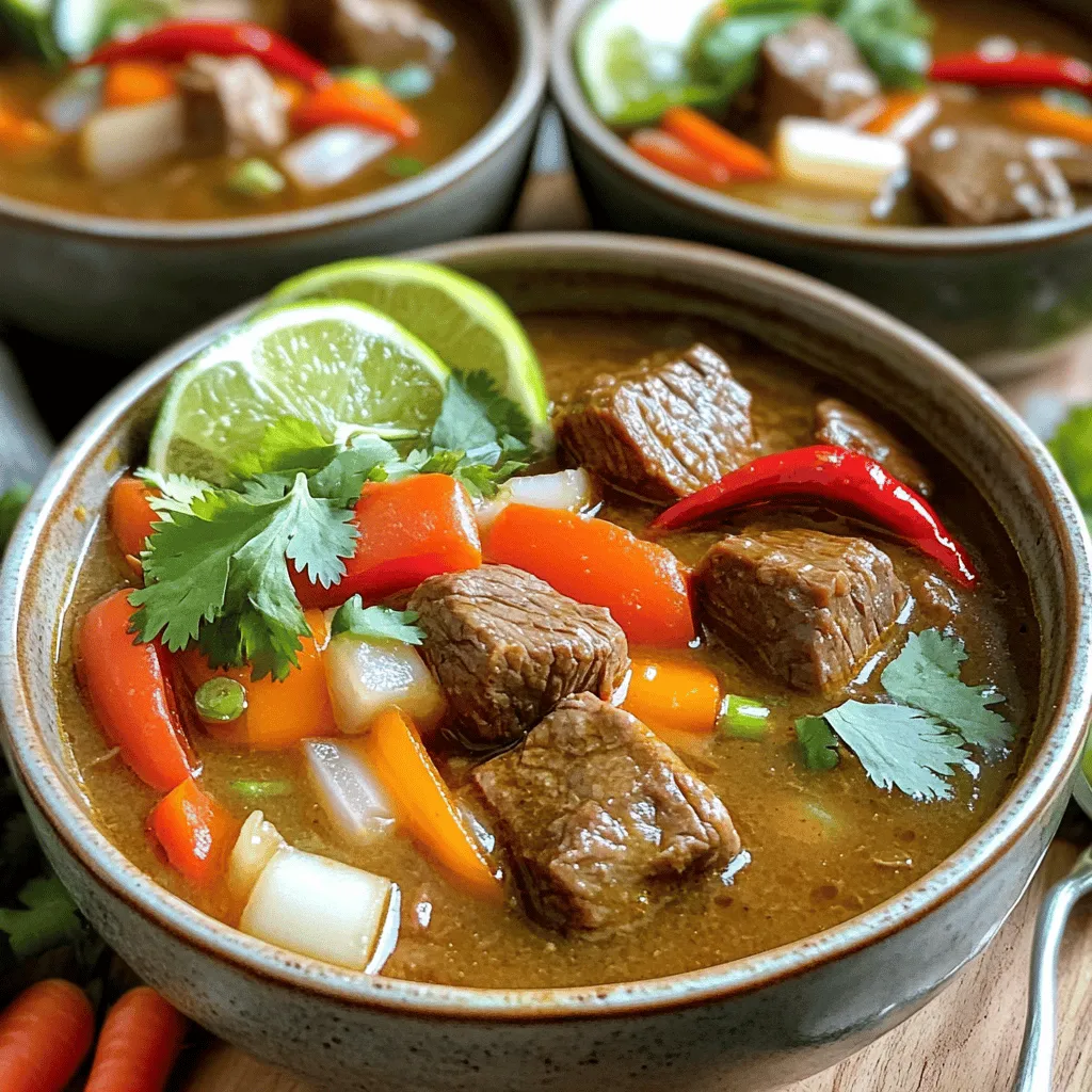 Spicy Vietnamese Beef Stew Flavorful Comfort Food