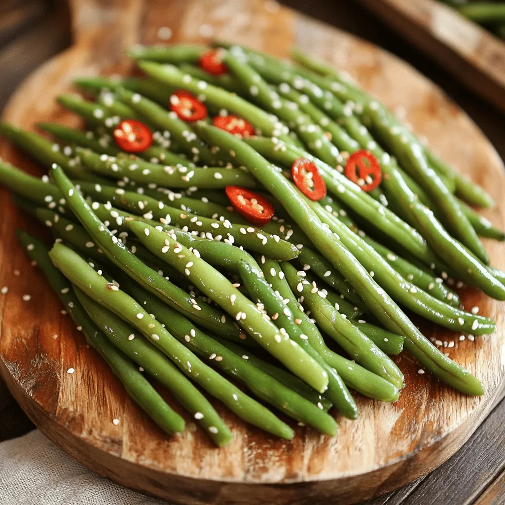 Garlic Chili Green Beans: A Vibrant and Flavorful Side Dish
