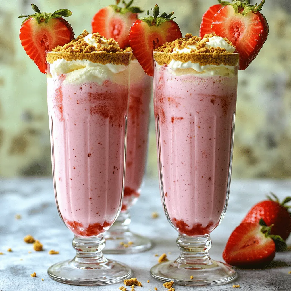 Strawberry Cheesecake Milkshake Recipe: A Delicious Delight