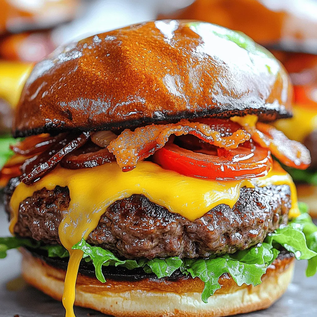 Delicious Irish Pub Burger Flavor-Packed Experience