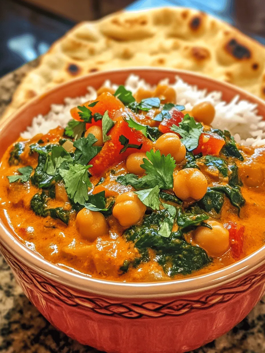 Creamy Coconut Chickpea Curry: A Flavorful and Nutritious Delight