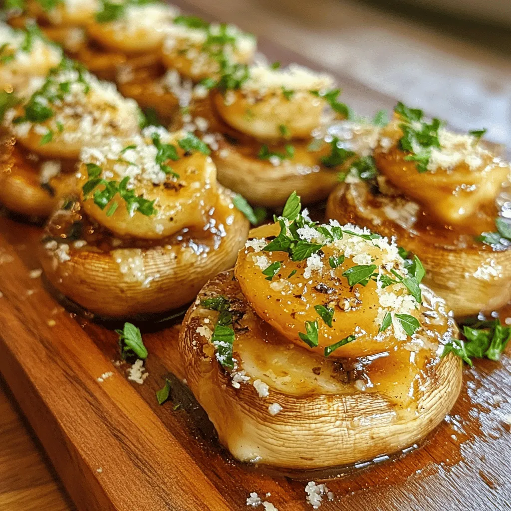 Garlic Parmesan Mushrooms Delight: An Irresistible Appetizer