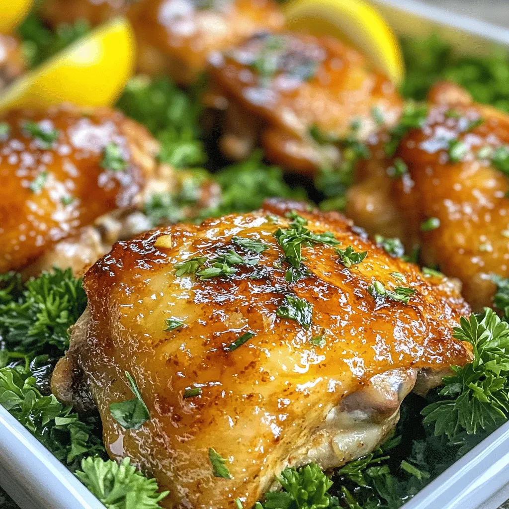 Irresistibly Juicy Baked Garlic Brown Sugar Chicken