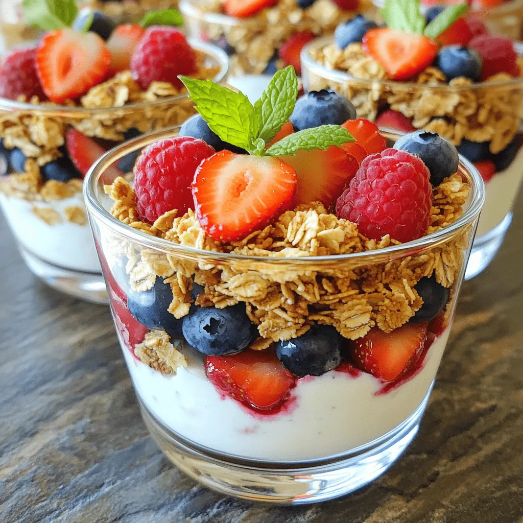 Spring Berry Parfait Delicious and Nutritious Treat