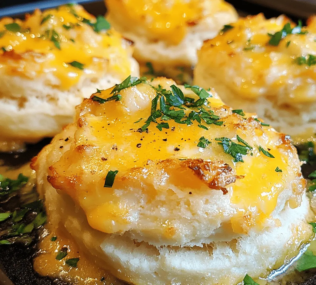 Crab Stuffed Cheddar Bay Biscuits with Lemon Butter is an exquisite culinary creation that combines the rich flavors of fresh crab meat with the delightful, buttery goodness of cheddar bay biscuits. This dish brings together the comfort of traditional biscuit recipes with a gourmet twist that elevates it to new heights. Whether you