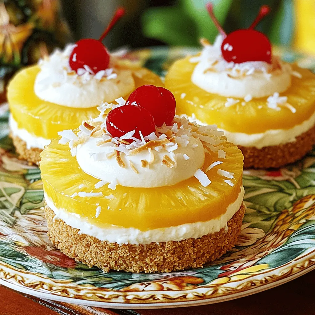 Delicious Pineapple Upside-Down Cheesecakes Recipe