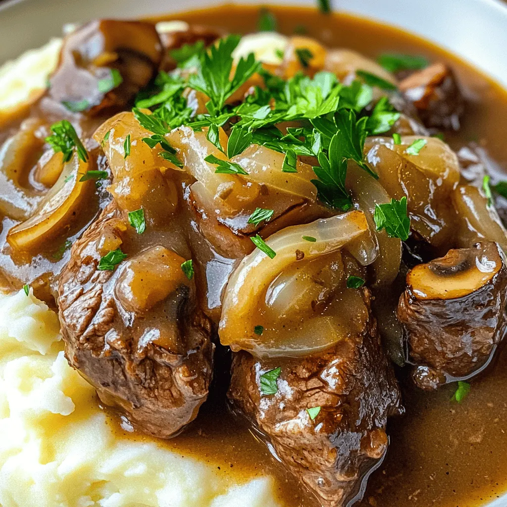 Savory Beef Tips with Gravy Quick and Easy Recipe