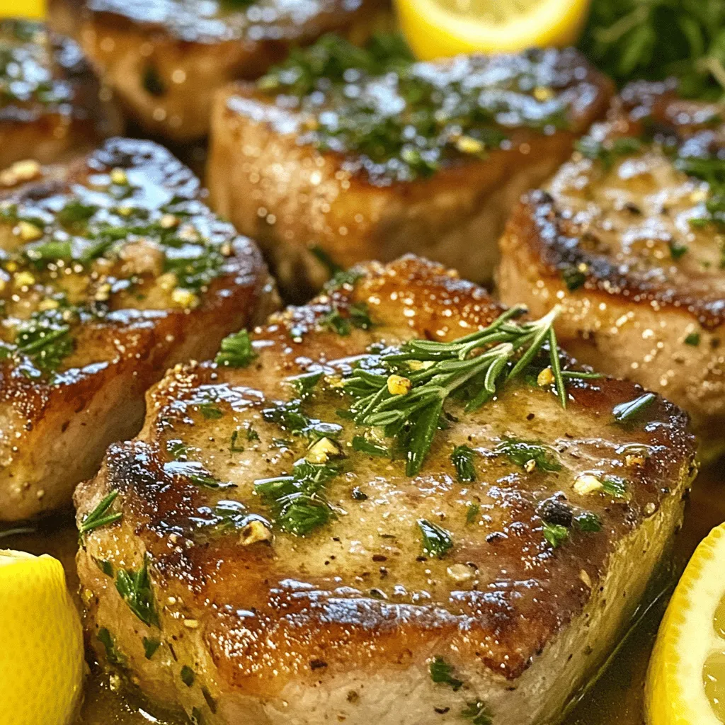 Savory Herbed Pork Chops with Garlic Butter: A Flavorful Dinner Delight