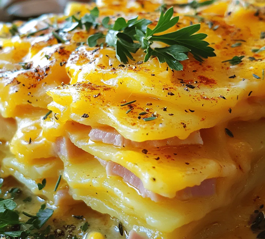 Comfort food holds a special place in our hearts, serving not only to satisfy our taste buds but also to evoke cherished memories of family gatherings and shared meals. It’s the kind of food that transports us back to our childhood, reminding us of the warmth of home and the love that goes into every dish. Among the myriad of comfort foods that exist, Cheesy Scalloped Potatoes & Ham stands out as a classic favorite that embodies this essence.