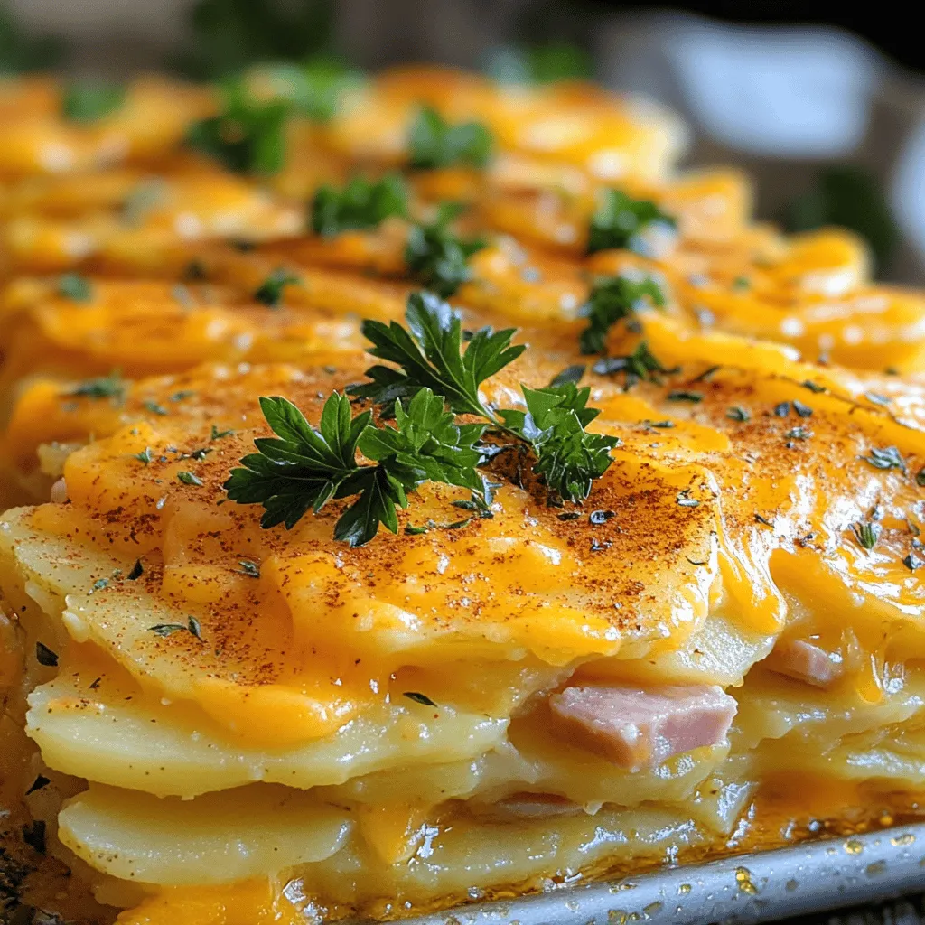 Comfort in a Dish: Cheesy Scalloped Potatoes &#038; Ham Recipe