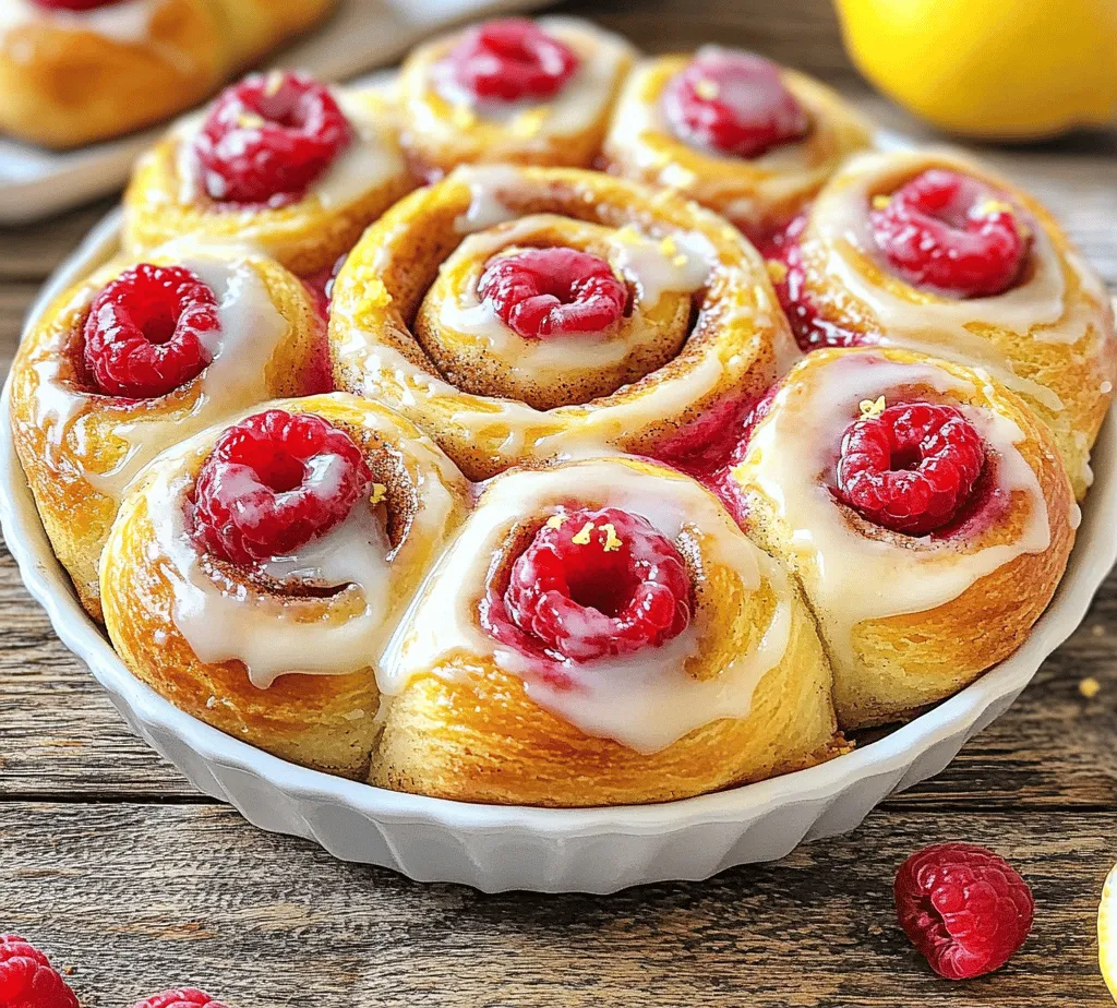 There’s something incredibly comforting about the aroma of fresh cinnamon rolls wafting through your home. The warm, pillowy texture combined with the sweet, spiced filling creates a treat that’s hard to resist. While traditional cinnamon rolls hold a special place in many hearts, today we’re elevating this classic pastry with a vibrant twist: raspberry filling and a zesty lemon glaze. Imagine biting into a soft roll, only to discover a burst of tart raspberry goodness complemented by a refreshing lemony sweetness. This delightful combination not only adds a pop of color to your breakfast table but also makes for the perfect indulgence any time of the day.