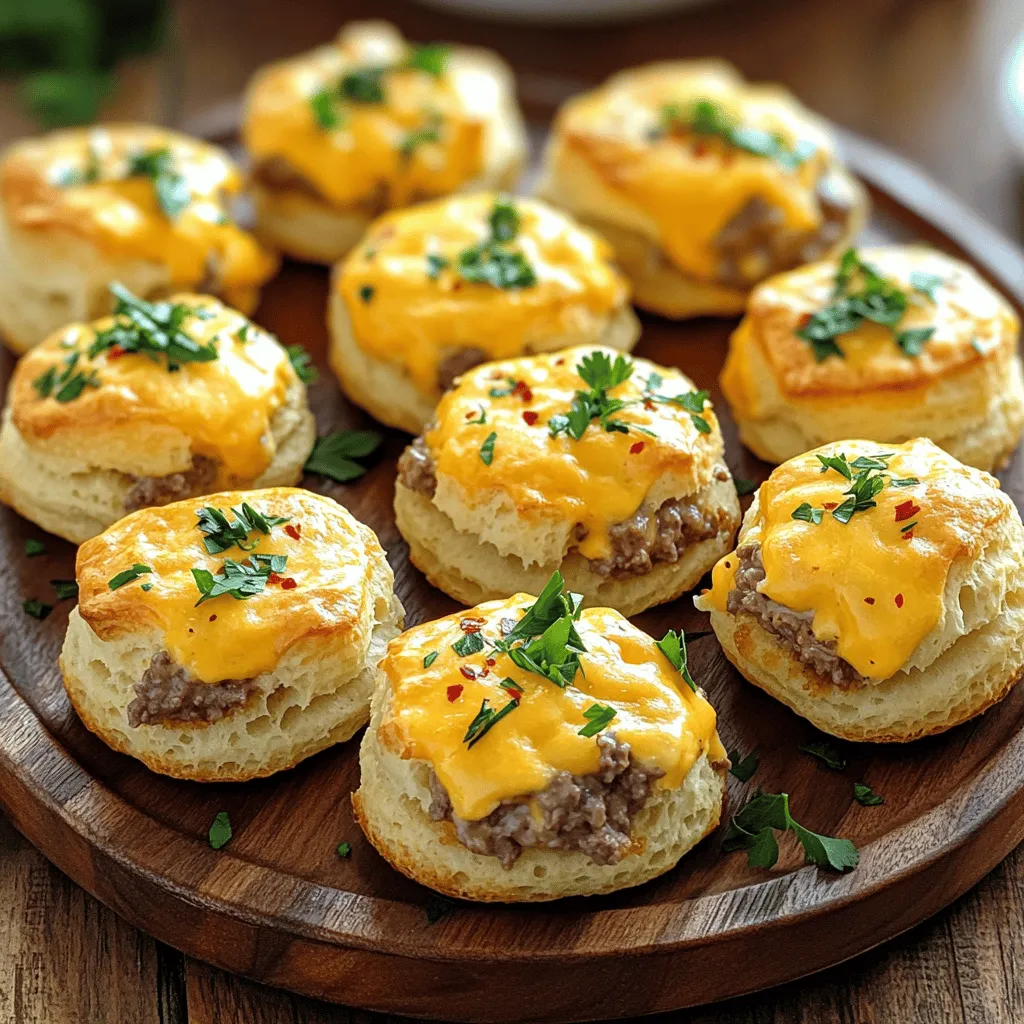 To make cheesy beef biscuit bombs, you need key ingredients. Here’s what you will need: