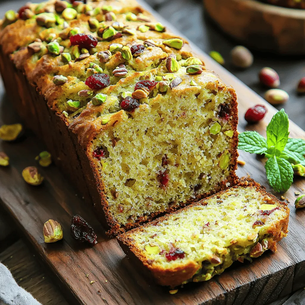 Pistachio Bliss Bread Recipe